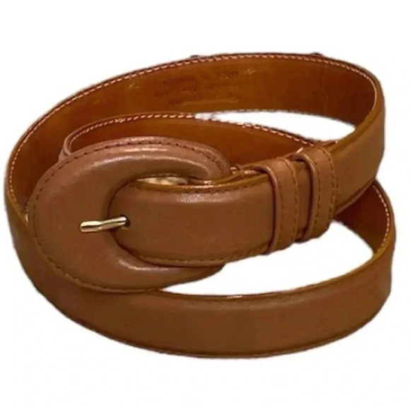 Vintage TJW for Mervyn's leather belt - Picture 1 of 7